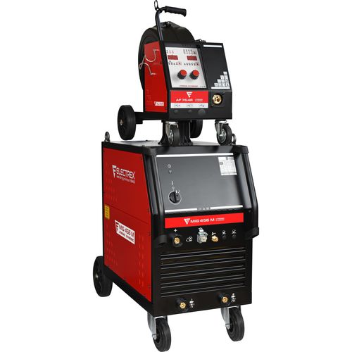 Poste à souder MIG-MAG - 456 M LTRONIC SYNERGIC - electrex - triphasé / électronique / avec dévidoir de fil séparé