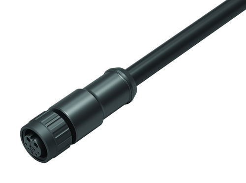 Connecteur hybride - 77 8406 0000 30709-0185 - binder USA - femelle / à vis / à verrouillage