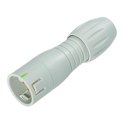 Connecteur d'alimentation électrique - 99 9105 403 03 - binder USA - mâle / à verrouillage / à souder