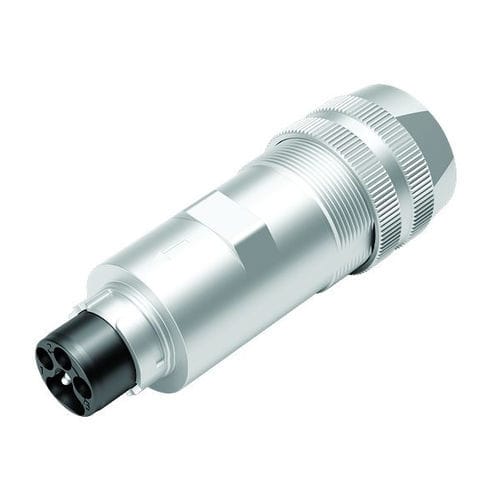 Connecteur d'alimentation électrique - 99 6165 000 06 - binder USA - mâle / à baïonnette / à vis