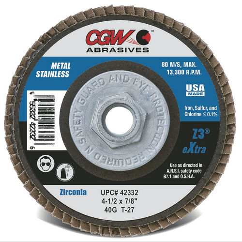 Disque à lamelle de finition - Z3® - CGW Abrasives