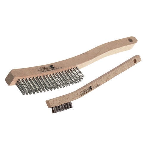 Brosse de dégrossissage - 60201 - CGW Abrasives - listeau / en acier / portatif