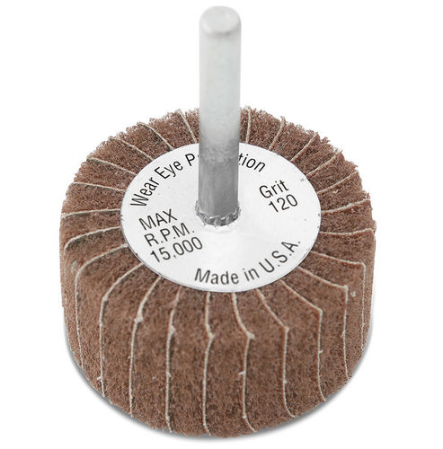 Roue à lamelles d'abrasif appliqué - 36207 - CGW Abrasives - non tissée