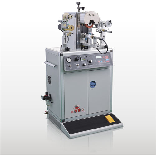 Machine de dorure à chaud électropneumatique - TBD-01-G - Shenzhen xinzhong plastic - manuelle / compacte / de tubes