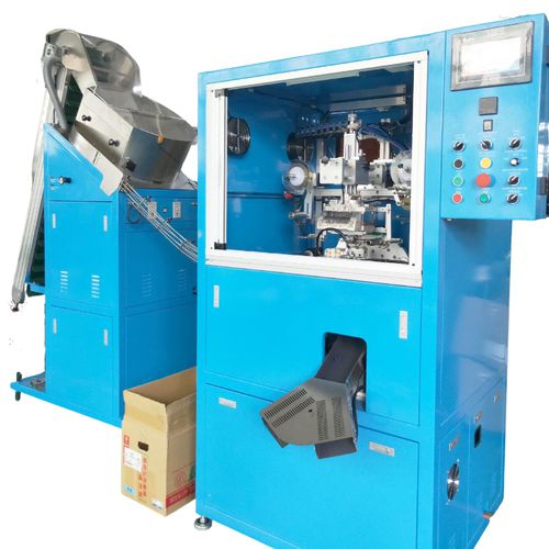 Machine de dorure à chaud avec alimentation automatique - TAR-01-A - Shenzhen xinzhong plastic - mécanique / compacte / pour bouchons