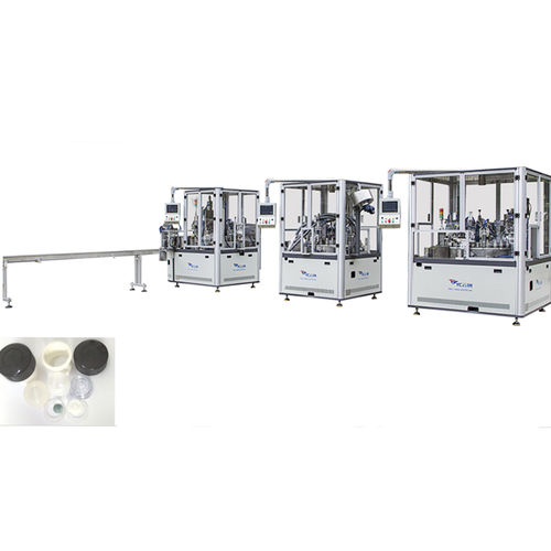 Boucheuse rotative - SZZ-108-F - Shenzhen xinzhong plastic - pneumatique / en ligne / à mouvement continu