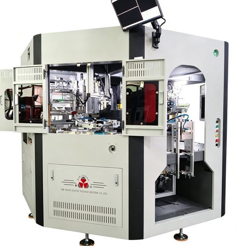 Machine de dorure à chaud pour bouteilles en verre - RZ-106 - Shenzhen xinzhong plastic - avec alimentation automatique