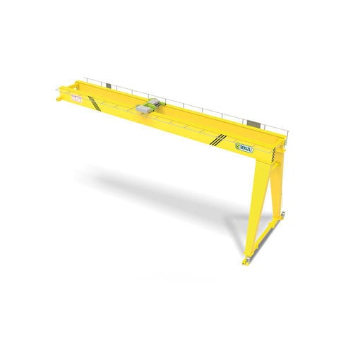 Semi-portique sur rail - SV series - Sekizli Makina ve Vinc San. Tic. A.S. - bipoutre / électrique