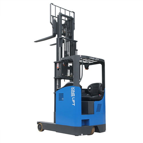 Chariot élévateur à mât rétractable électrique - FB15 - JIANGSU KING-LIFT EQUIPMENT.,LTD. - à position assise de côté / pour entrepôt / pour palette