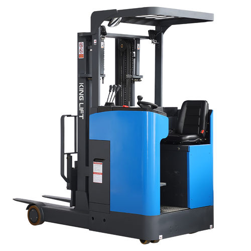 Chariot élévateur à mât rétractable électrique - KLR-A - JIANGSU KING-LIFT EQUIPMENT.,LTD. - à position assise de côté / de manutention / pour palette