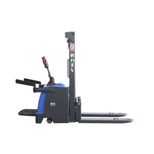 Gerbeur sur batterie - KLD15EG - JIANGSU KING-LIFT EQUIPMENT.,LTD. - avec plate-forme pour conducteur / de transport / pour entrepôt
