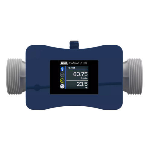Débitmètre à ultrasons - flowTRANS US W02 - JUMO Process Control, Inc. - volumétrique / en plastique / RS485