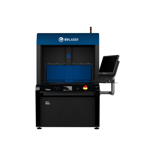 Machine de gravure et marquage laser à fibre - TITAN ROTOMAX - Evlaser srl - laser CO2 / laser Nd-YAG / avec système de vision
