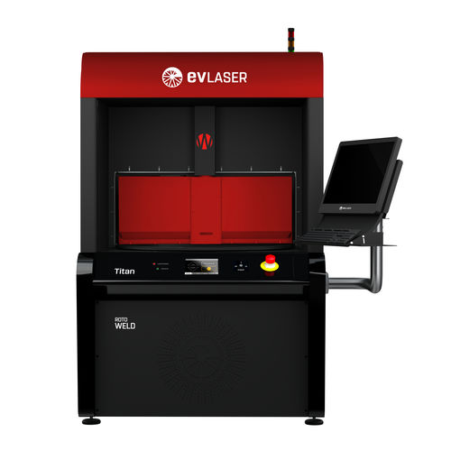 Machine de soudage laser à fibre - TITAN ROTOWELD - Evlaser srl - laser Nd-YAG / automatique / sur pieds
