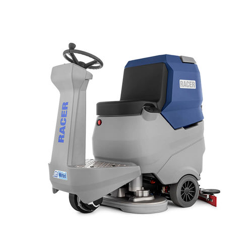 Machine de nettoyage de sol autoporté - RACER R 85 FD 65 BC - Dorico Technologies srl - sur batterie / compact
