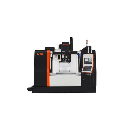 Centre d'usinage CNC 3 axes - V10 - Takumi USA - vertical / pour fonte / avec table rotative