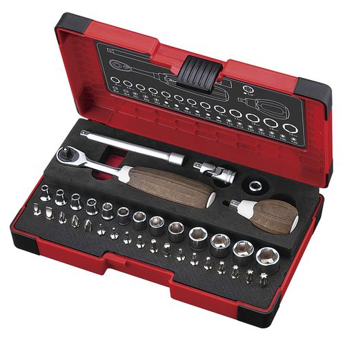 Kit de clés à douille - HRW2001M-W - VESSEL TOOLS USA INC