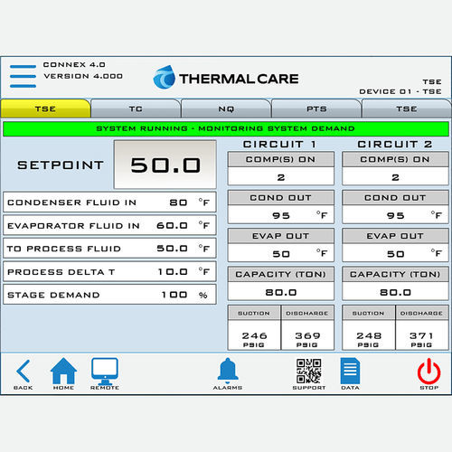 Système de contrôle de surveillance - Connex 4.0 - Thermal Care, Inc. - de température / d'accès / centralisé