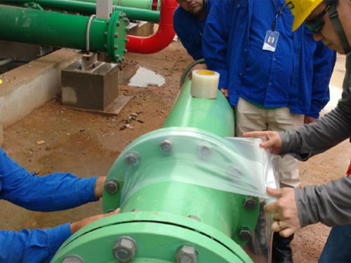 Ruban d'isolation thermique - ZIF - Zerust Corrosion Solutions - de recouvrement / auto-vulcanisant / silicone