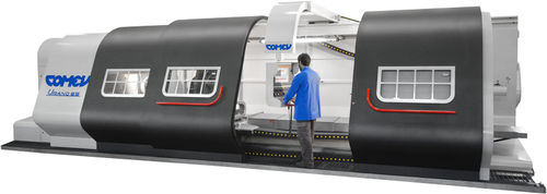 Tour CNC - Urano evo - COMEV Spa - horizontal / pour usinage lourd / de haute précision