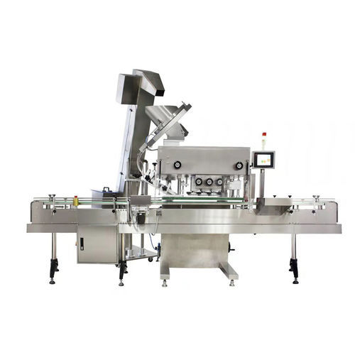 Boucheuse visseuse linéaire - Js-gx200 - shanghai only packaging - totalement automatique / pour bouteilles / pour poudre