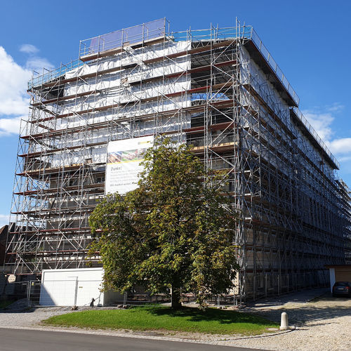 Échafaudage fixe - SL 70/100 - ALTRAD plettac assco GmbH - de façade / modulaire