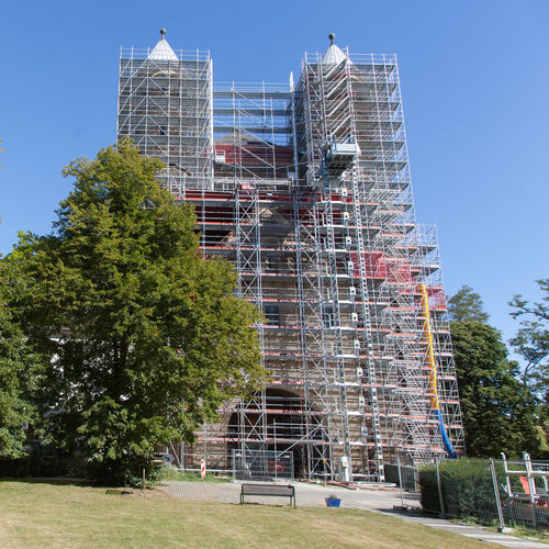 Échafaudage fixe - assco futuro - ALTRAD plettac assco GmbH - de façade / pour fortes charges / modulaire