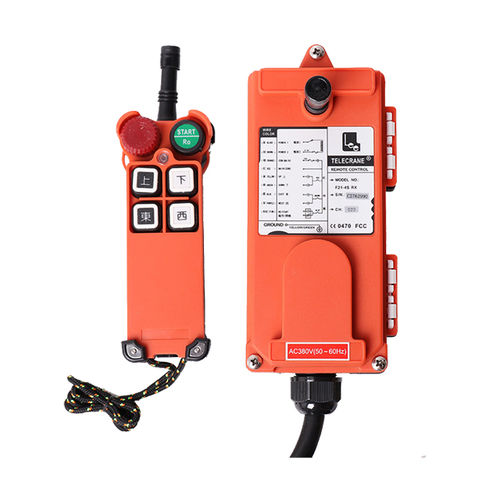 Radiocommande - F21-4D - Nanjing Xiading Electronic Technology Co., Ltd. - à boutons / industrielle / pour grues