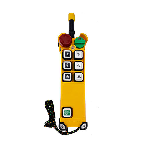Télécommande sans fil - F24-6D - Nanjing Xiading Electronic Technology Co., Ltd. - à boutons / industrielle / pour pont roulant