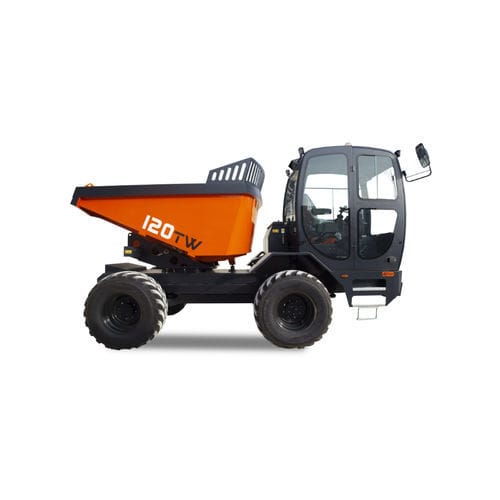 Dumper sur pneus - 120TW - AMOG SRL - diesel / à déchargement par l'arrière