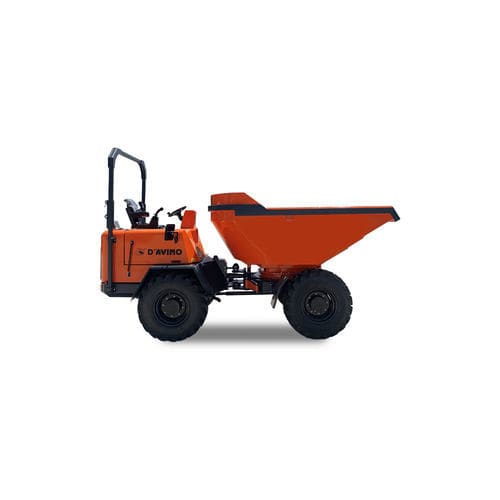 Mini-dumper sur pneus - DS60 - AMOG SRL - diesel / à châssis articulé