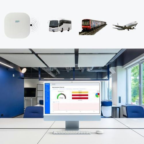 Capteur de qualité d'air d'intérieur - Nanoenvi IAQ - Envira - CO2 / VOC / humidité relative