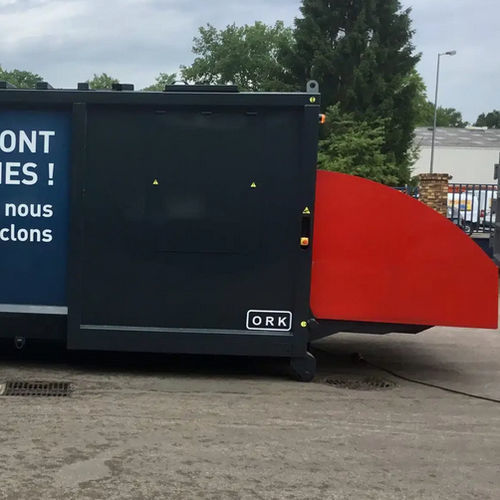 Compacteur de bois - ORK OMK3 - I-COMPACT - à ferraille / mobile / monobloc