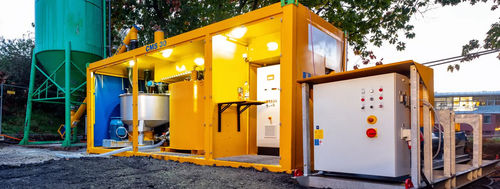Mélangeur conteneur - CMS 30 - BAUER MAT Slurry Handling Systems Zweigniederlassung der BAUER Maschinen GmbH - vertical / batch / liquide / solide