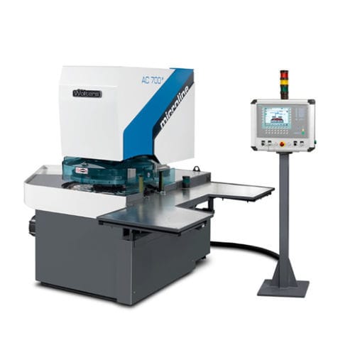 Ébavureuse à brosse - AC microLine® 700-D - Lapmaster Wolters GmbH - de rayonnage des angles / polisseuse / de rodage plan