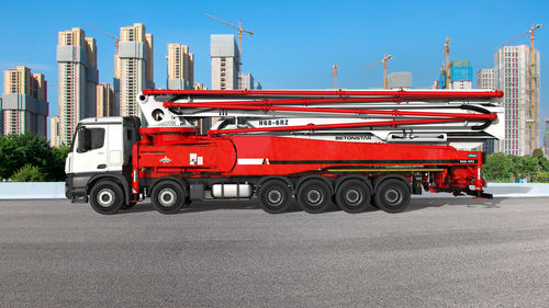 Pompe à béton automotrice mobile - H68-6RZ - BETONSTAR MAKINA SANAYI VE TICARET A.S. - pour chantier / électrique