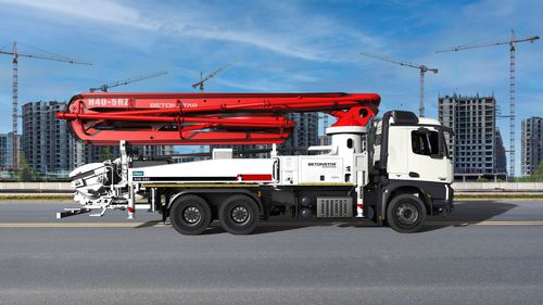Pompe à béton automotrice pour chantier - H40-5RZ - BETONSTAR MAKINA SANAYI VE TICARET A.S.