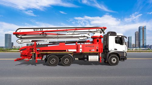 Pompe à béton automotrice pour chantier - H37-5Z - BETONSTAR MAKINA SANAYI VE TICARET A.S.