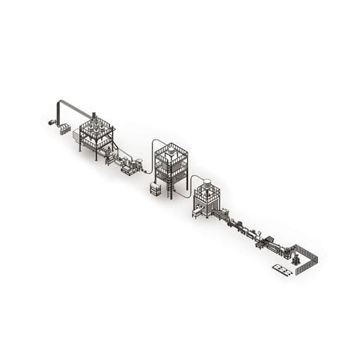 Ligne d'extrusion de granulation - ES series - Feininger (Nanjing) Energy Saving Technology Co., Ltd. - de compoundage / pour thermoplastiques / pour PSE