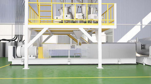 Ligne d'extrusion multicouche - FS series - Feininger (Nanjing) Energy Saving Technology Co., Ltd. - double vis / avec écran tactile / contrôlée par PLC