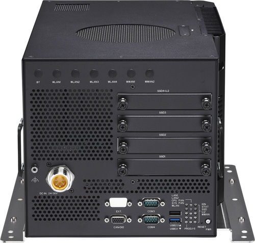 Ordinateur Edge AI - aROK 8110 - Nexcom - Mobile Computing Solutions - embarqué / Intel® Xeon® E-2278GEL / Intel® Xeon® E-2278GE