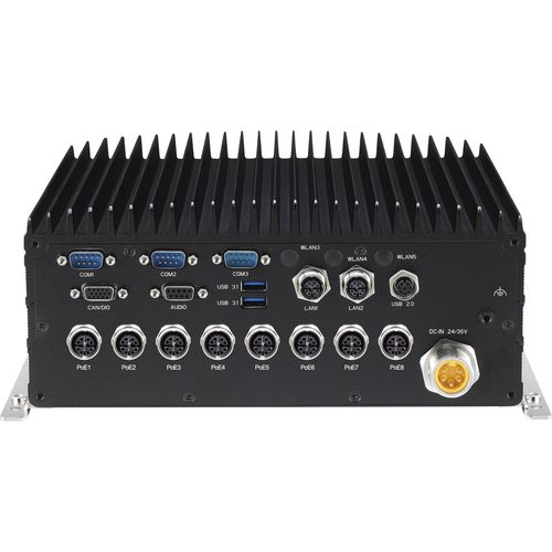 Ordinateur pour matériel roulant - nROK 7252-AC8S - Nexcom - Mobile Computing Solutions - embarqué / Intel® Celeron G4900T / Intel® Xeon® E-2278GEL