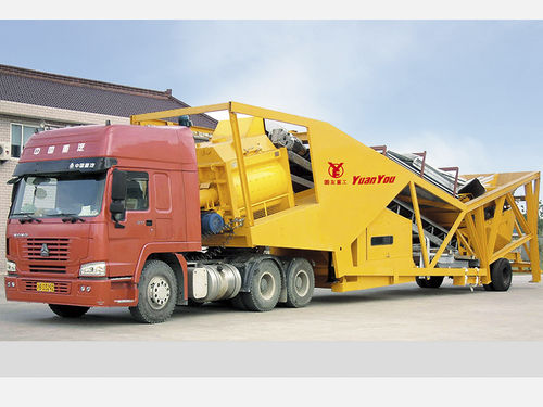 Bétonnière électrique - YHZS series - Shandong Yuanyou Heavy Industry Science&Technology Co., Ltd. - mobile / compacte
