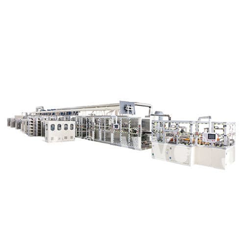 Ligne de production de couches - JWC-LLK700-SV-X - Jiangsu Jwc Machinery Co., Ltd. - automatique / à grande vitesse / à ultrasons