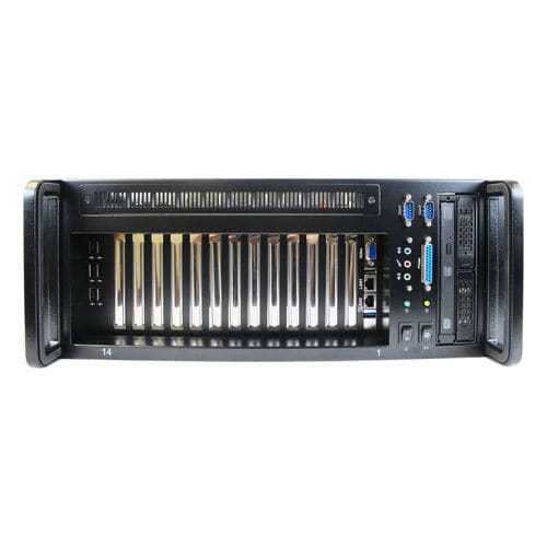 Châssis pc rackable - AD-581 - Adek Technical Sales - 4U / 14 emplacements / de fond de panier