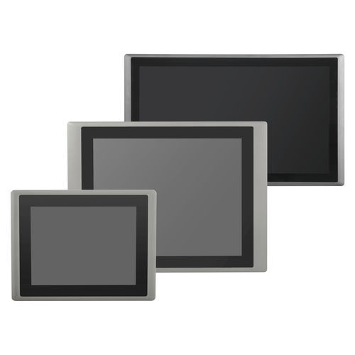 Moniteur TFT-LCD - CV-100 series - Adek Technical Sales - à technologie capacitive projetée / à écran tactile résistif à 5 fils / industriel