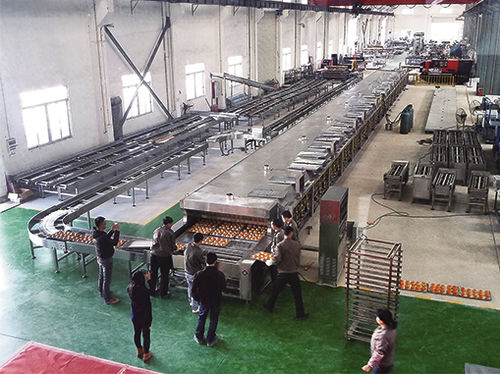 Ligne de production de gâteaux totalement automatique - Foshan Shunde Qualibake Food Machinery Co., Ltd. - pour l'industrie agroalimentaire