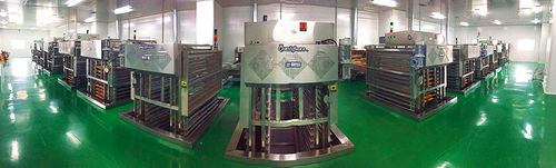 Tour de refroidissement modulaire - Foshan Shunde Qualibake Food Machinery Co., Ltd. - à circuit ouvert / pour l'industrie agroalimentaire