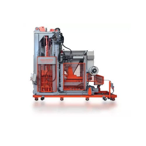 Machine de fabrication de blocs en béton - MULTI 1200 PRO - Techmatik - mobile