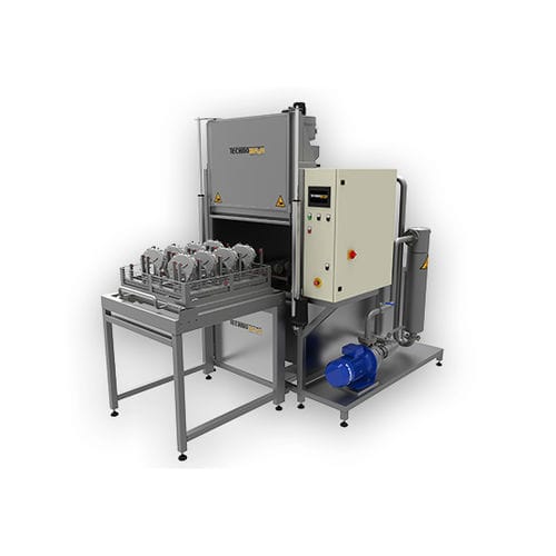 Machine de lavage par aspersion - TechSpray FJ series - TECHNOWASH S.A. - automatique / industrielle / en inox